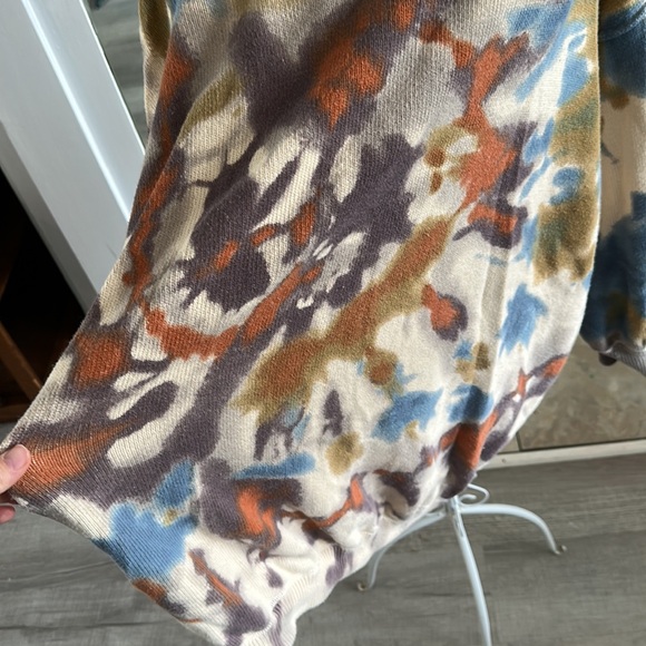 Natural Life Oversized Tie Dye Pullover Sweater Large/XLarge Casual Hippie - Picture 2 of 5